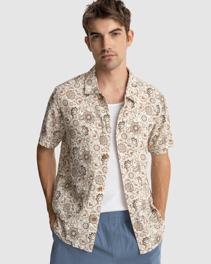 MENS RAYA PAISLEY SHORT SLEEVE SHIRT
