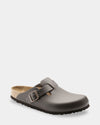 Mens Boston Smooth Leather Clog
