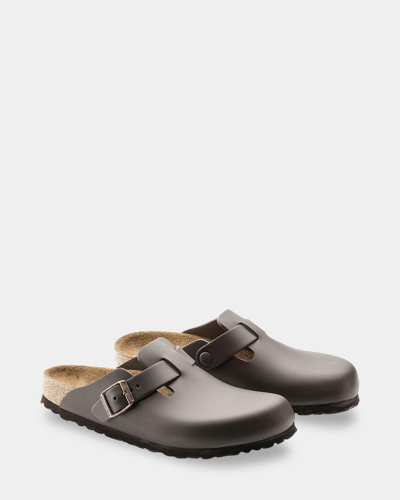 Mens Boston Smooth Leather Clog