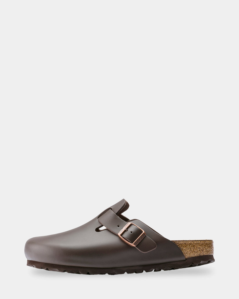 Mens Boston Smooth Leather Clog