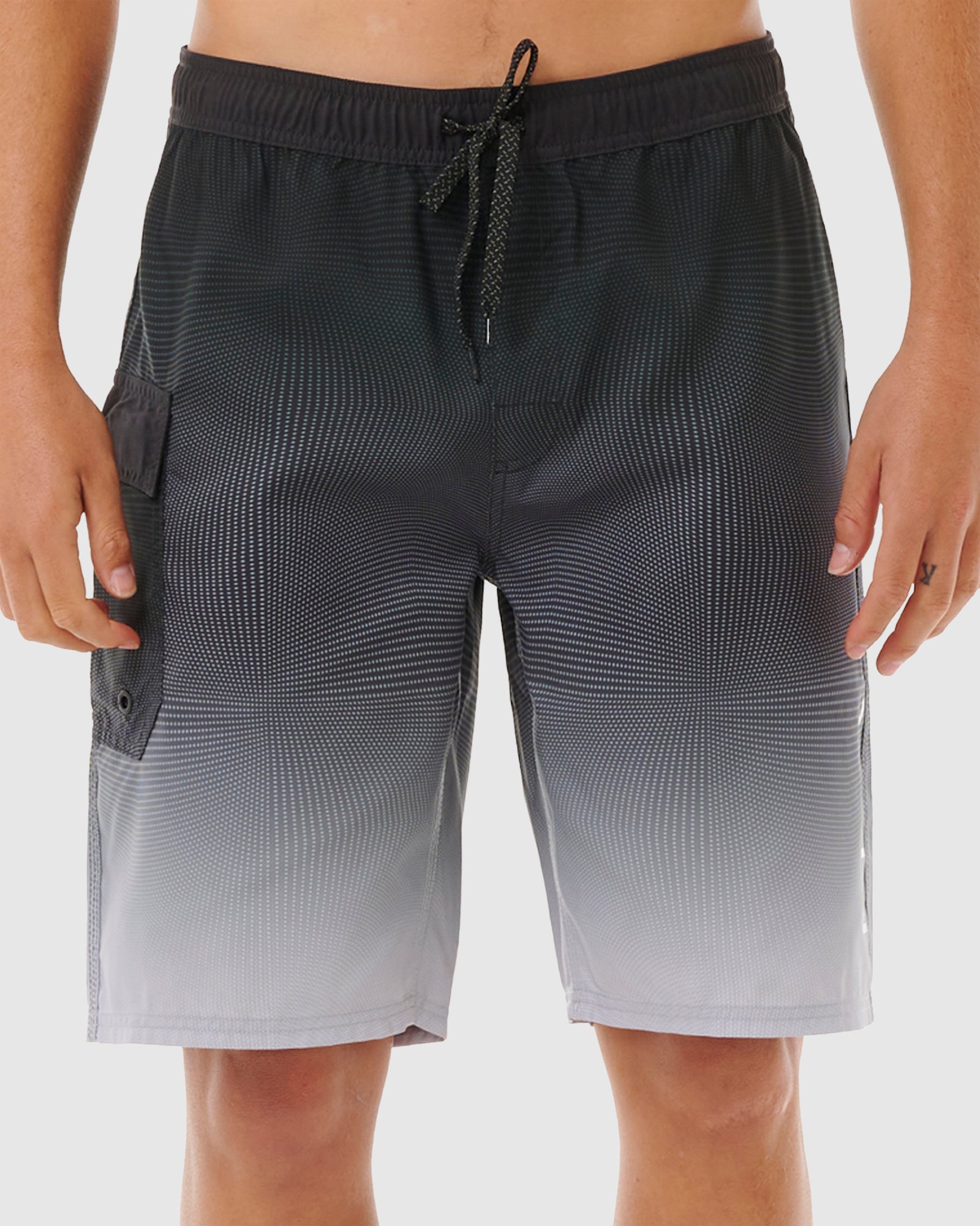 Thrills Mens Once Bitten Twice Shy Boardshorts (Black)
