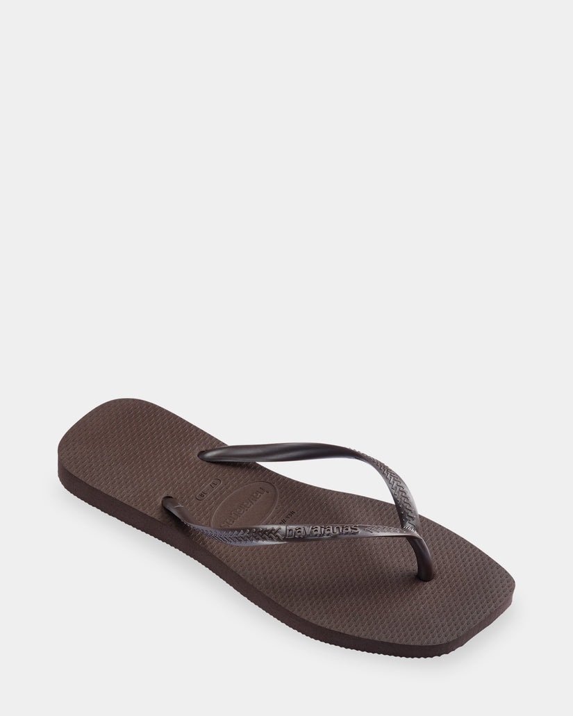 Womens Slim Square Thongs