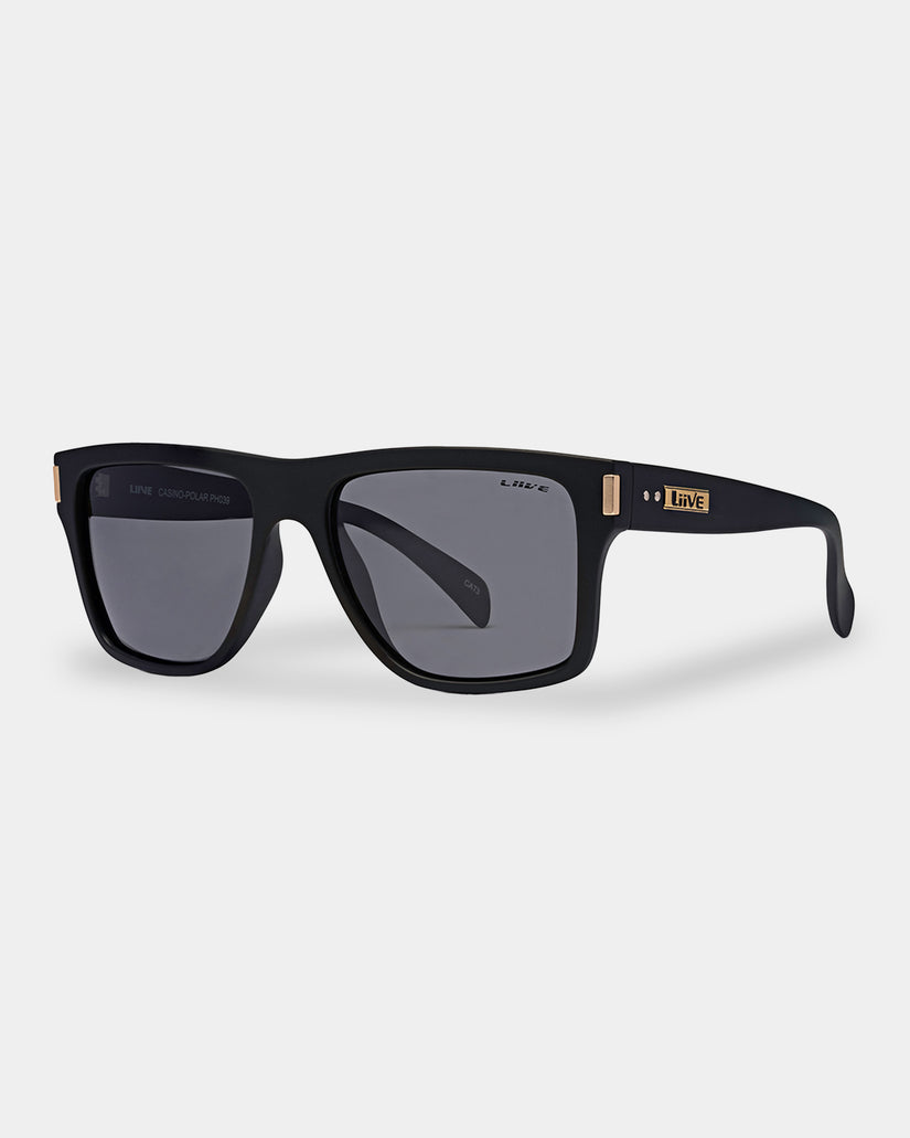 Casino Matt Black Polarised Sunglasses
