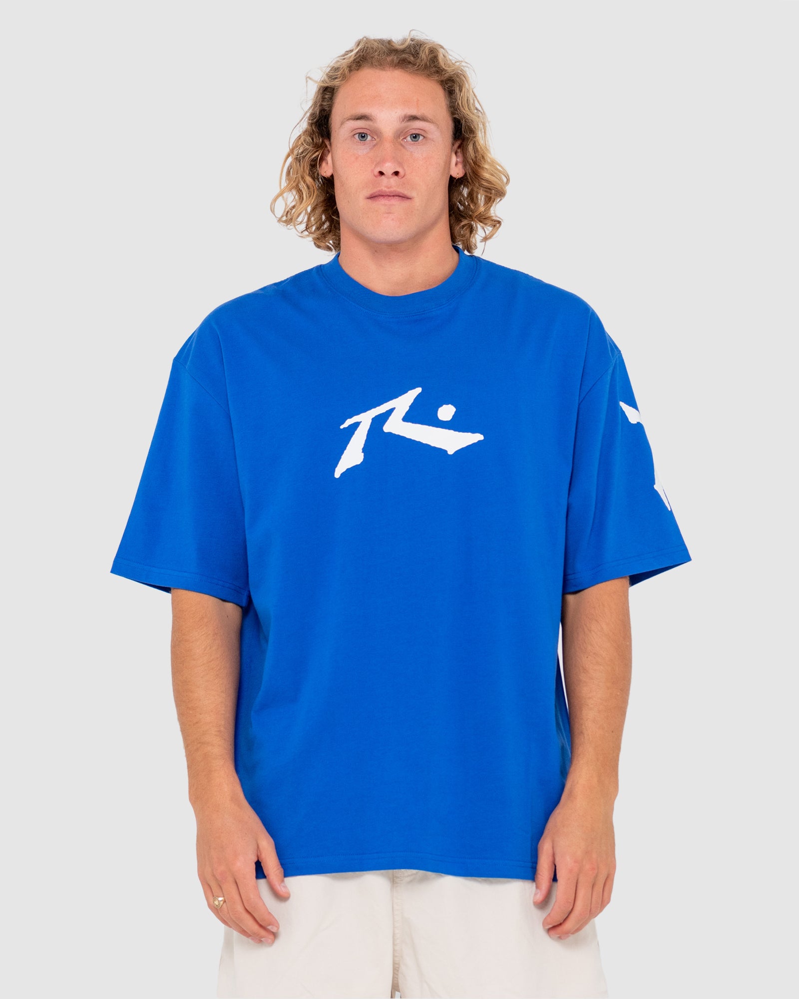 Rusty Competition revolution short sleeve tee - ecru mare main image 1