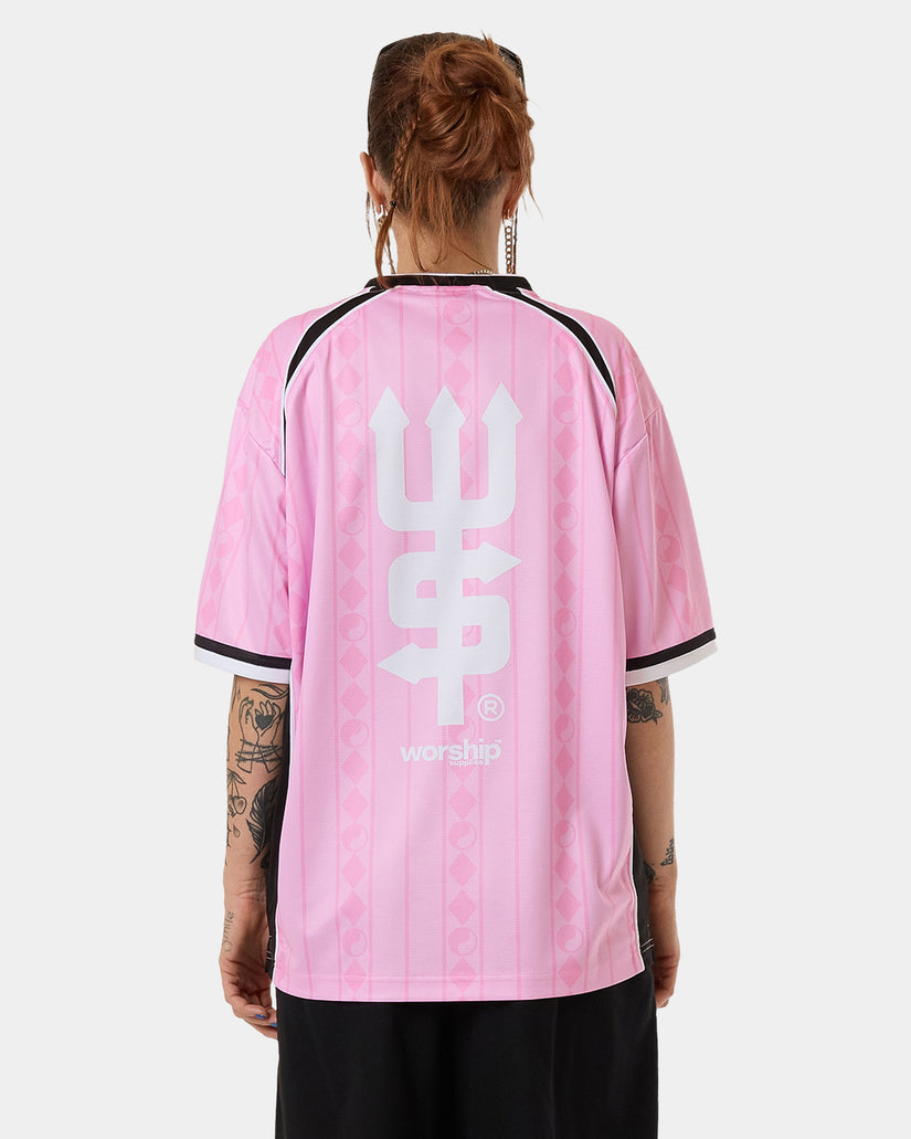 WOMENS PLAYER V NECK FOOTBALL JERSEY