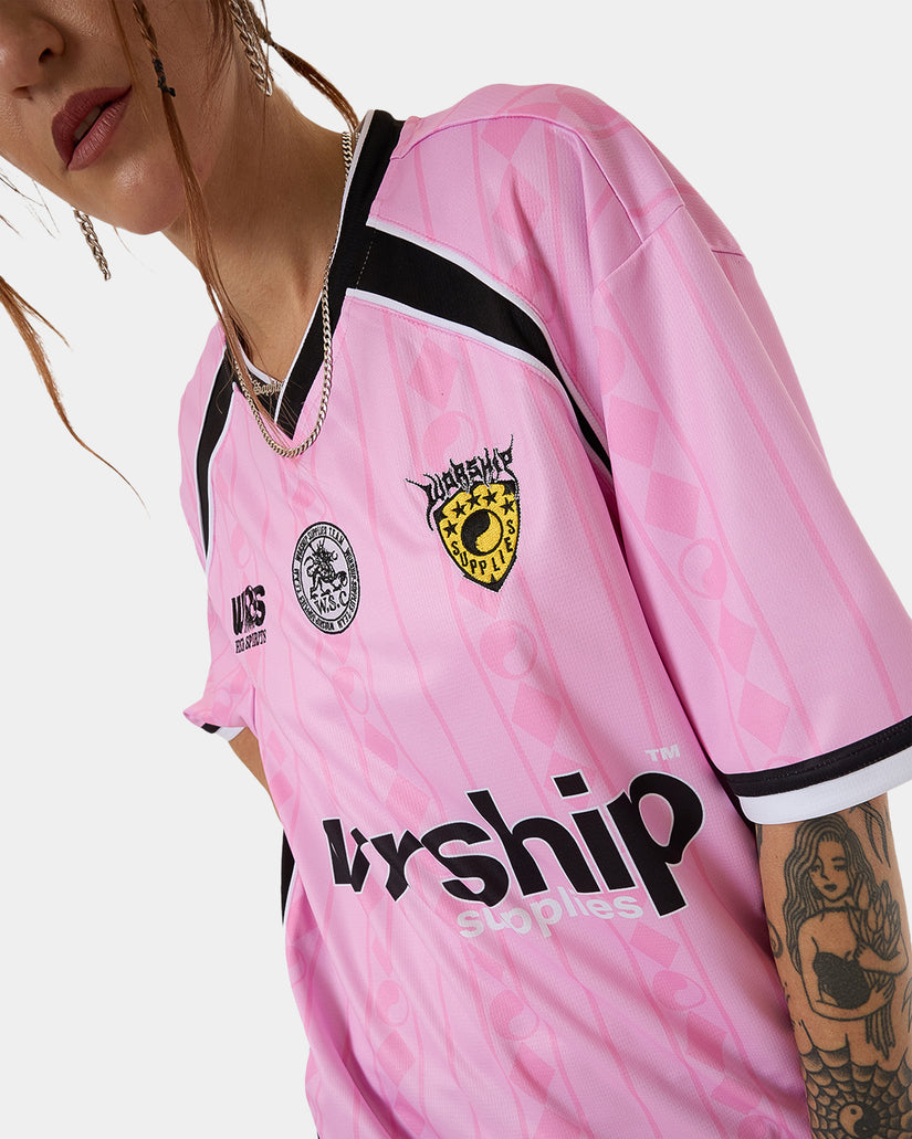WOMENS PLAYER V NECK FOOTBALL JERSEY