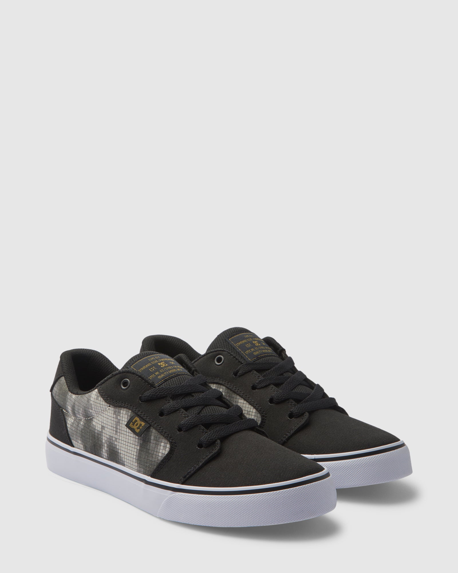 Tenis Dc Dc Shoes 36 Dc Anvil Black Tenis Dc Preto Online E Branco