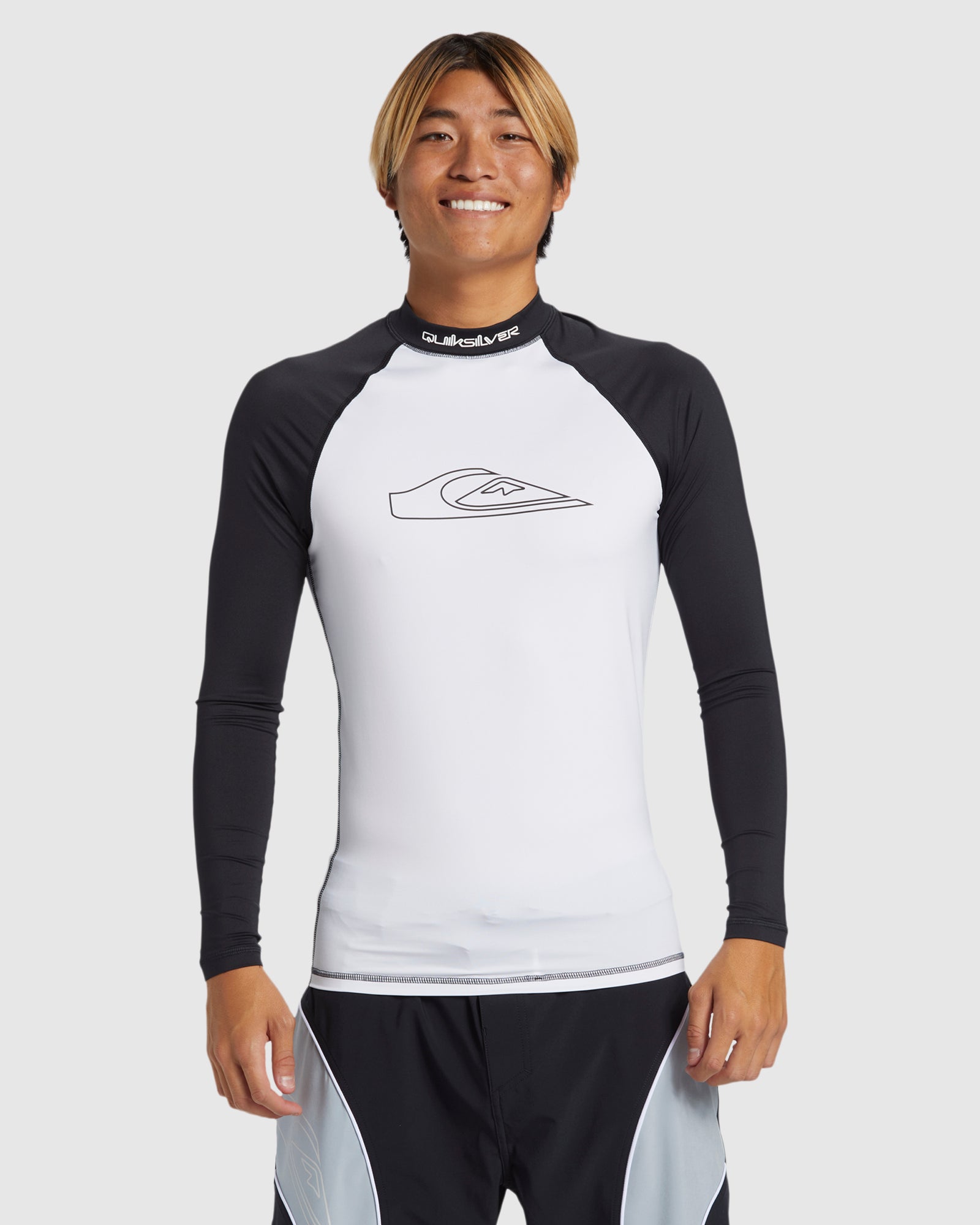 Buy Mens Mercury Long Sleeve UPF 50 Rash Vest by Quiksilver Surf