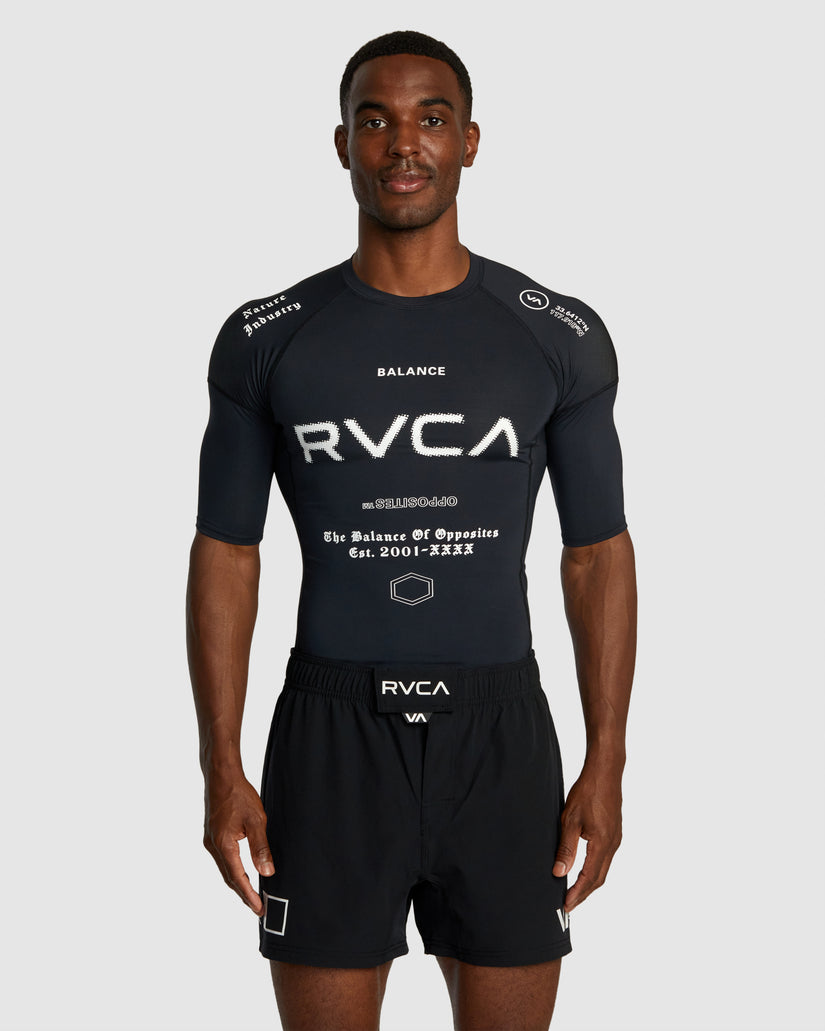 Mens Sport Short Sleeve Rash Vest