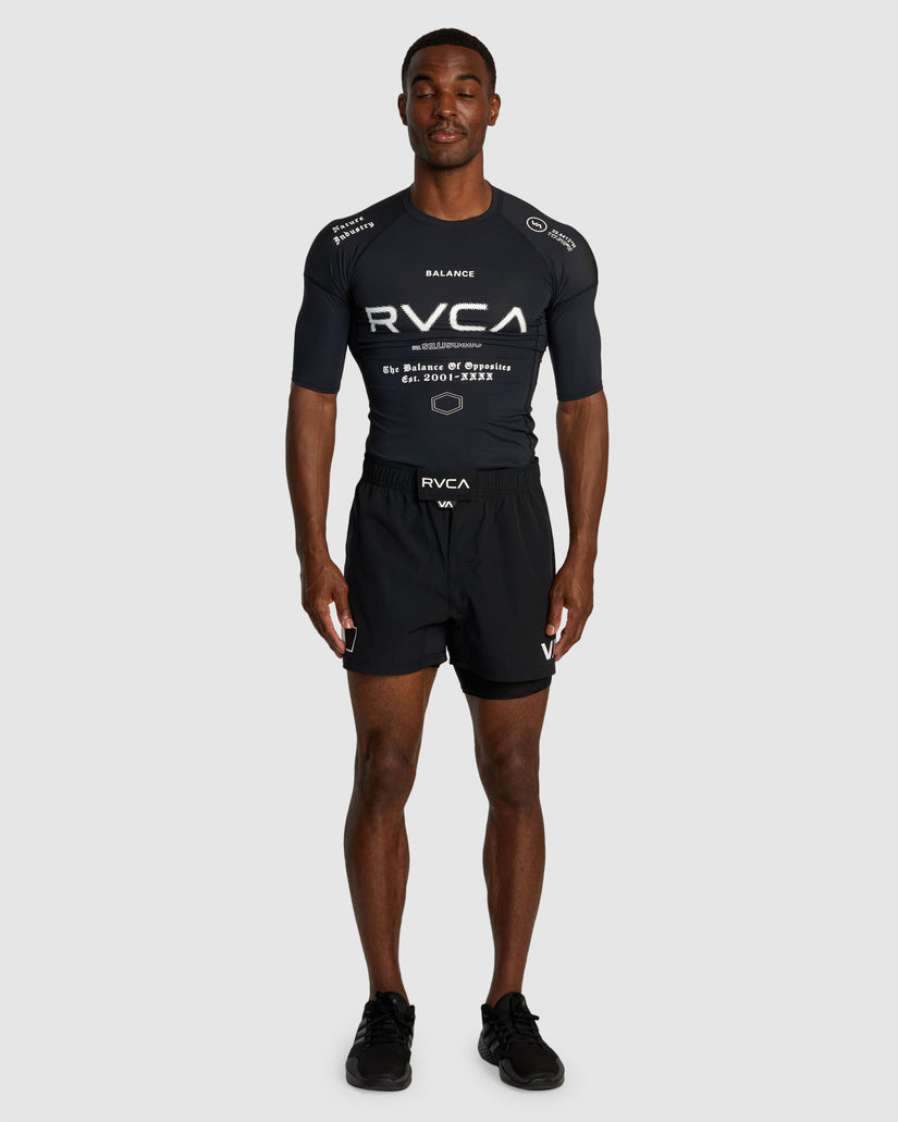 Mens Sport Short Sleeve Rash Vest