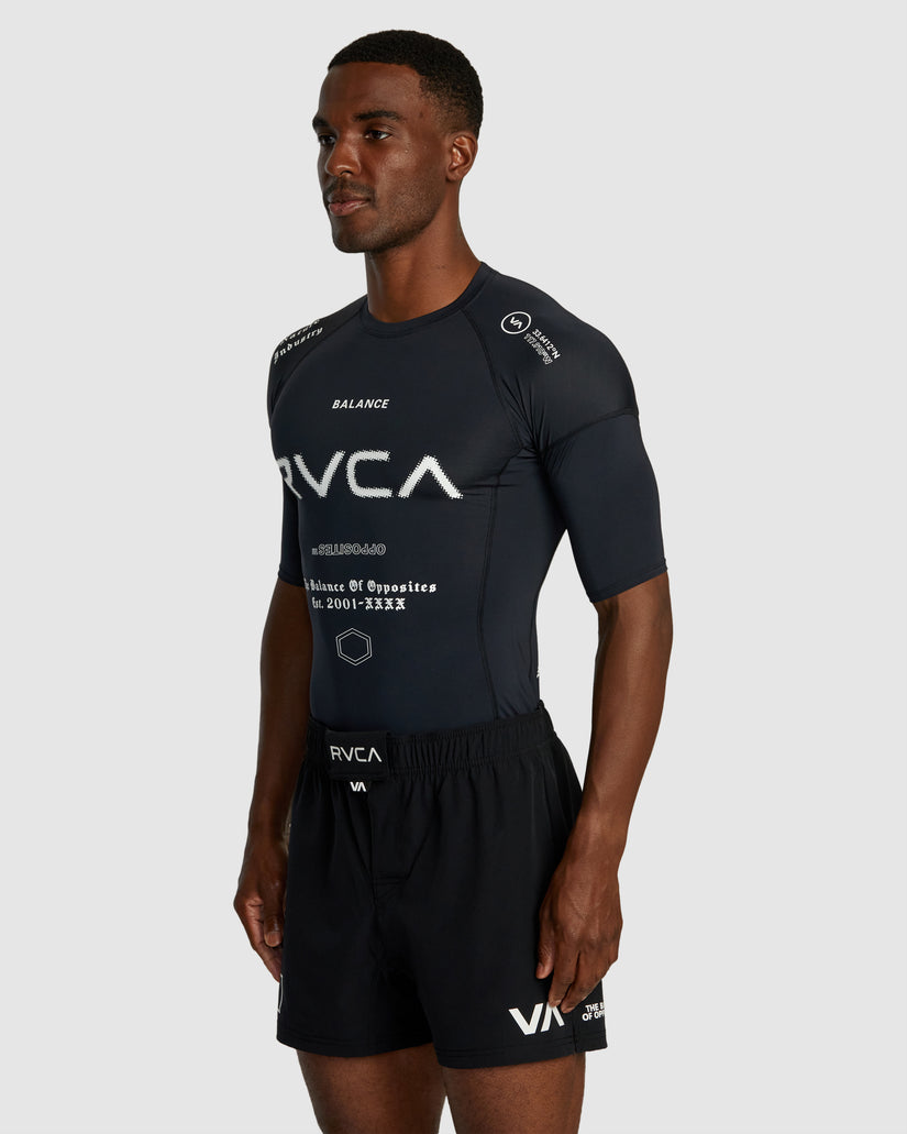 Mens Sport Short Sleeve Rash Vest
