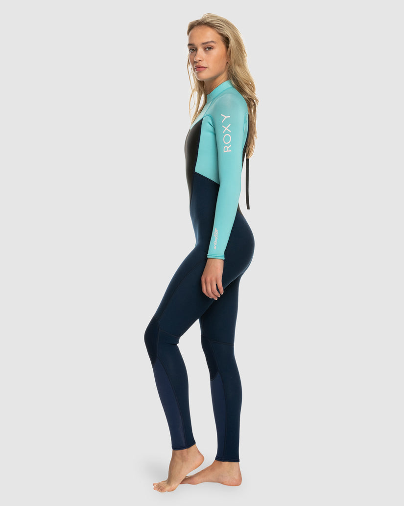 Womens 3/2mm Prologue Flatlock Back Zip Wetsuit