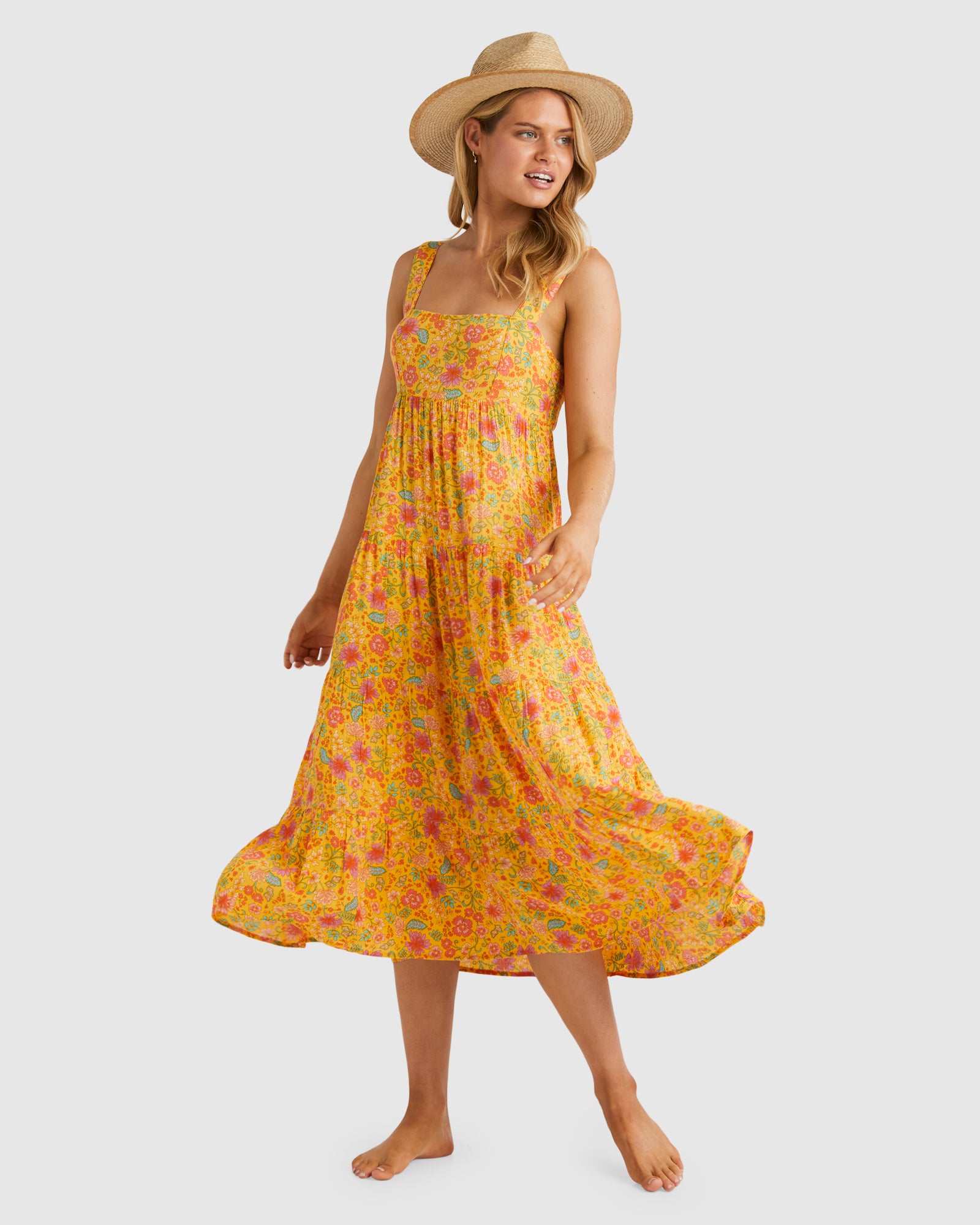Womens La Plage Shine On Midi Dress – Surf Dive 'n Ski