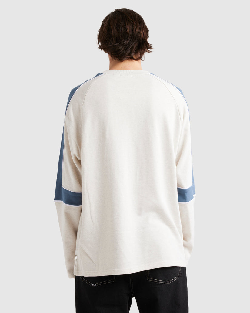Mens Saturn Panel Crew Sweatshirt