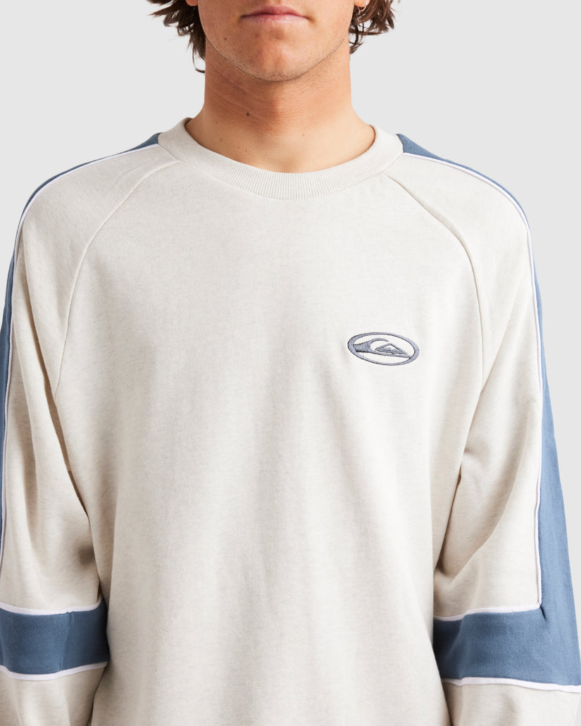 Mens Saturn Panel Crew Sweatshirt