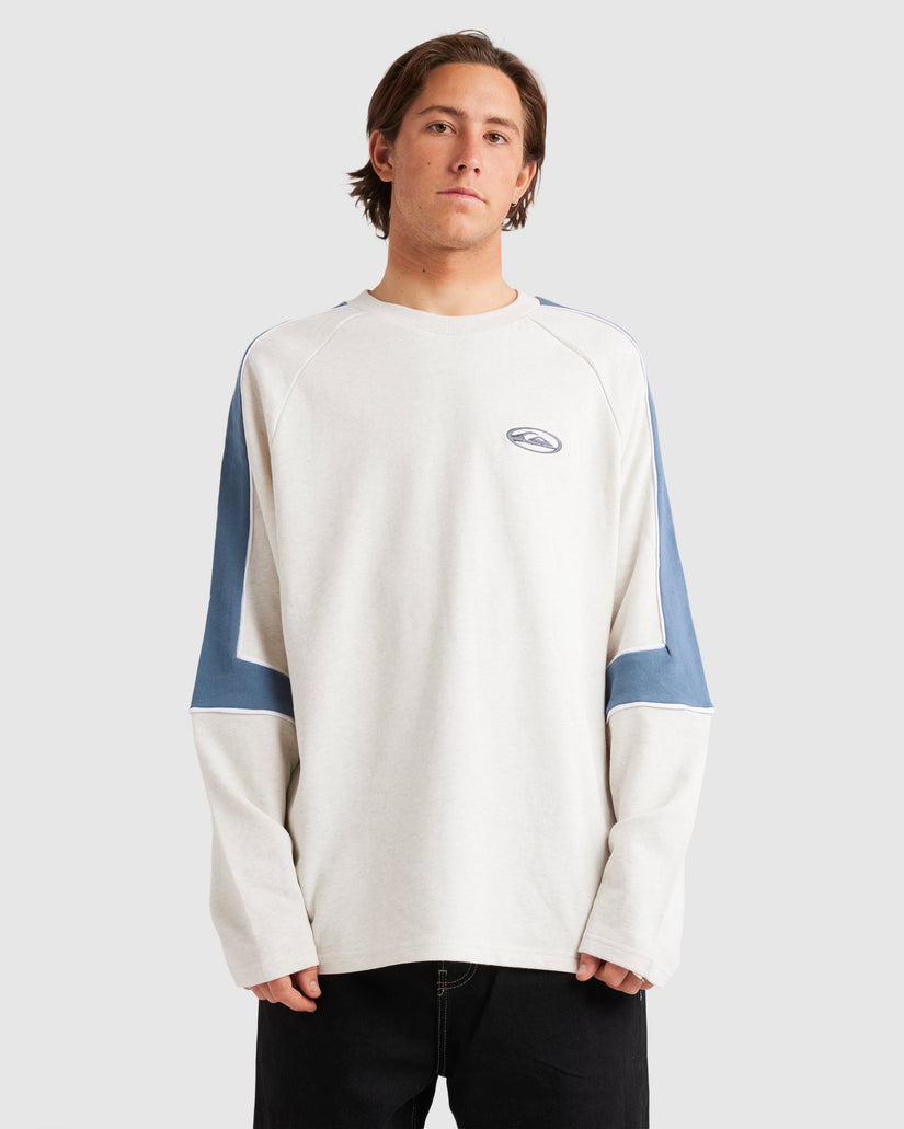 Mens Saturn Panel Crew Sweatshirt