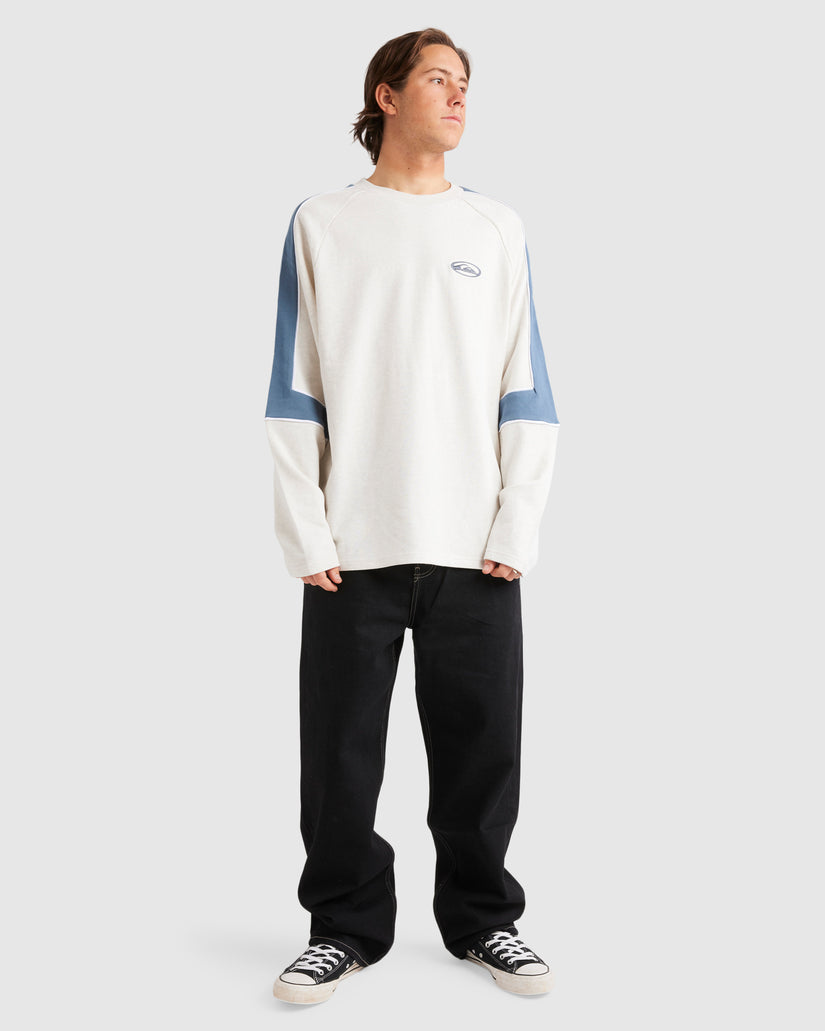 Mens Saturn Panel Crew Sweatshirt