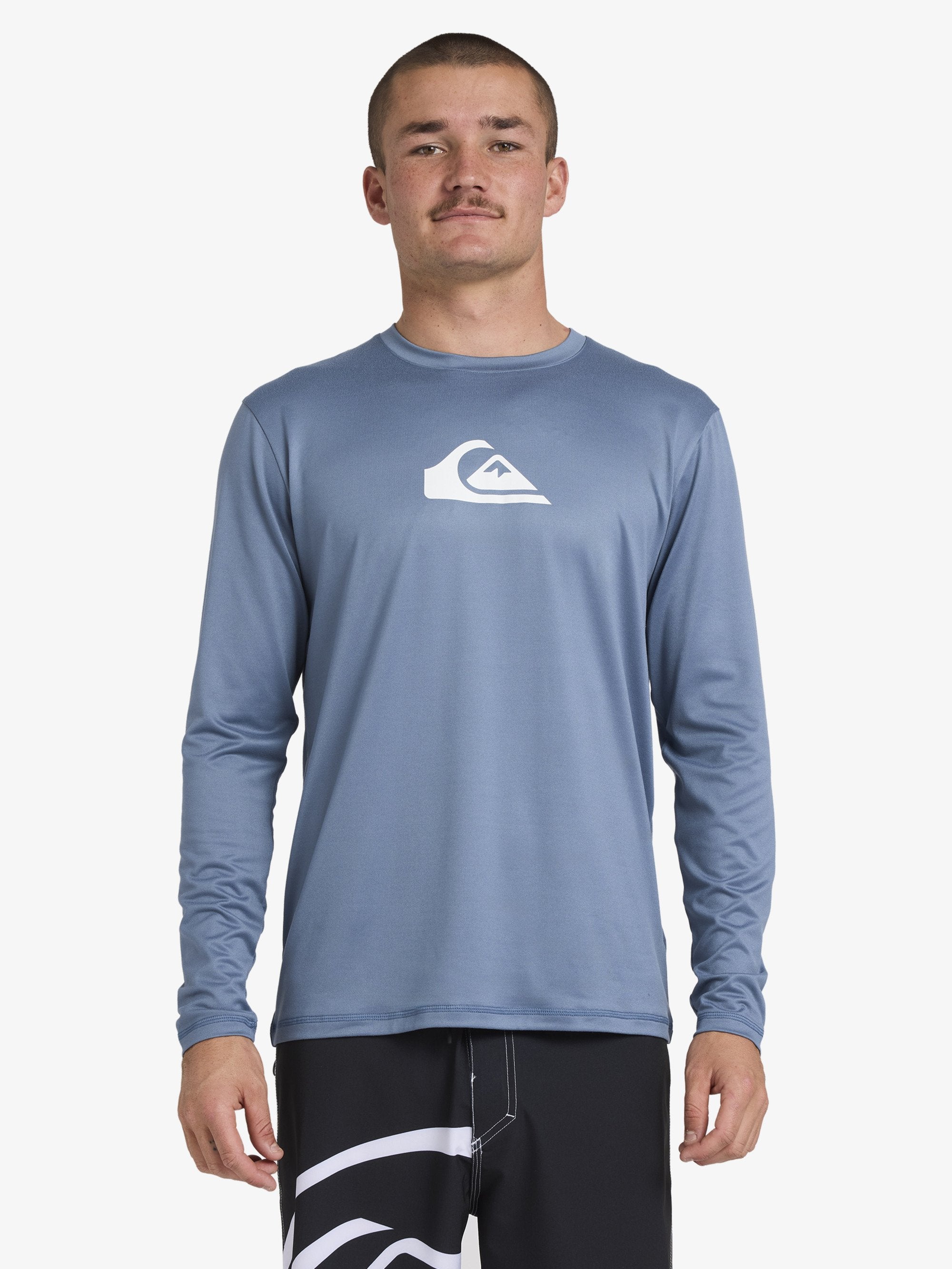 Buy Mens Solid Streak Long Sleeve Surf Shirt by Quiksilver Surf