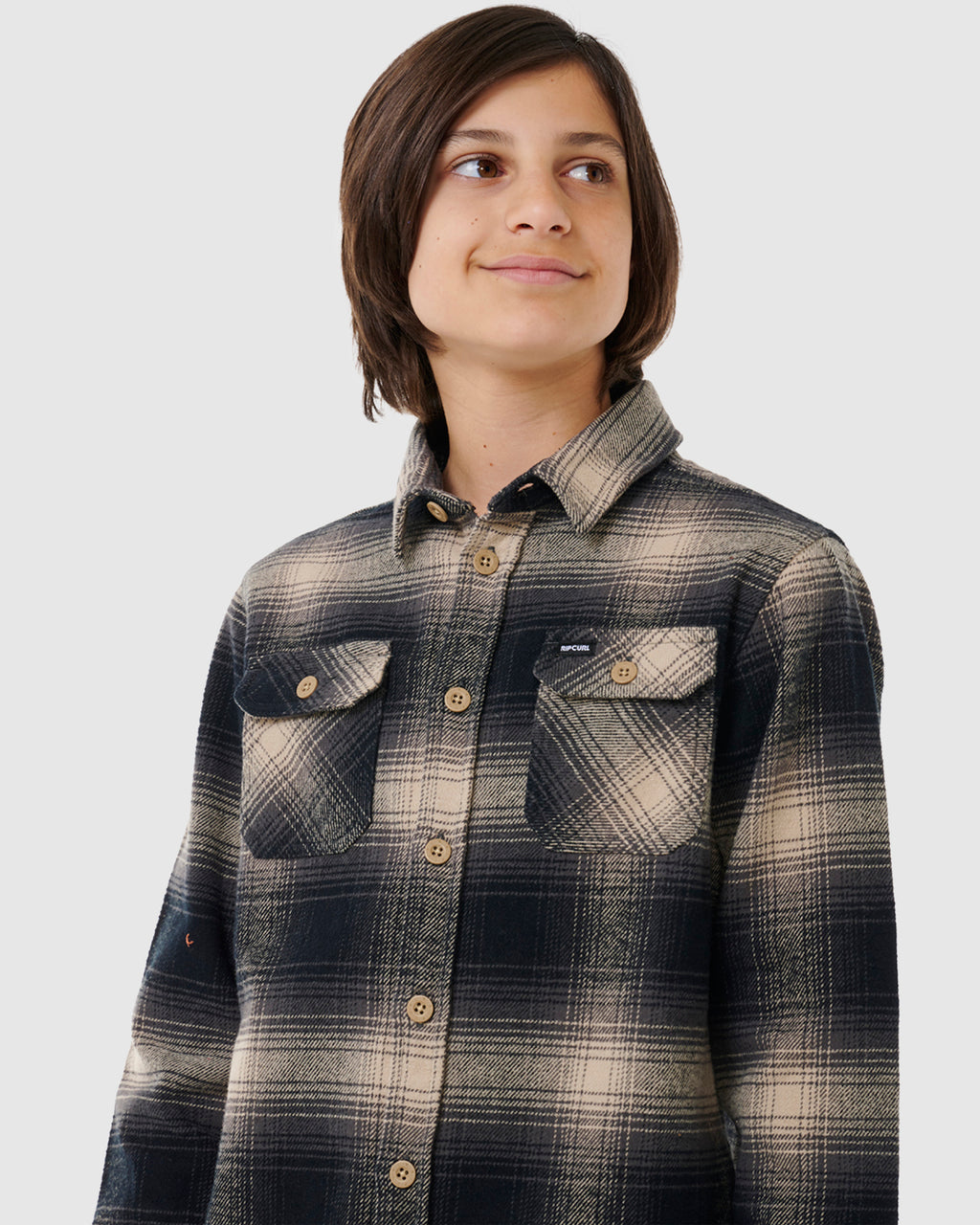 Boys 8-16 Count Flannel Long Sleeve Shirt
