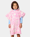 Girl 2-7 Mixed Snap Hooded Towel