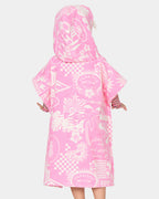 Girls 2-7 Mixed Snap Hooded Towel