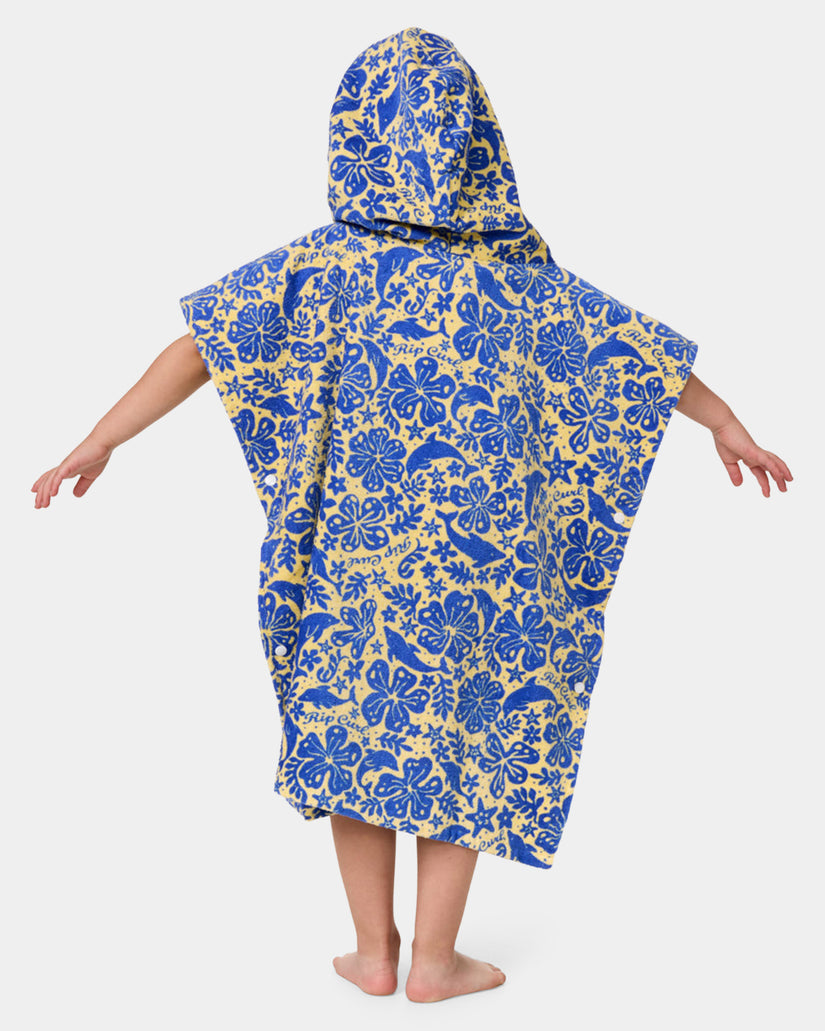 Girl 2-7 Mixed Snap Hooded Towel