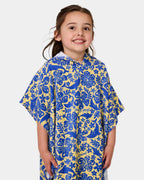 Girl 2-7 Mixed Snap Hooded Towel