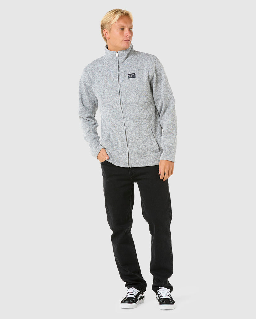Mens Crescent Zip up Hoodie