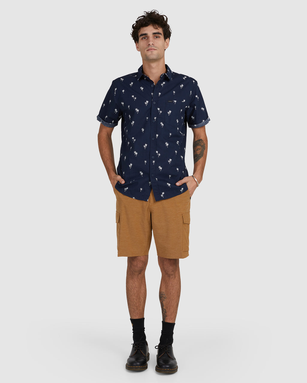 MENS PARADISE PALMS SHORT SLEEVE SHIRT