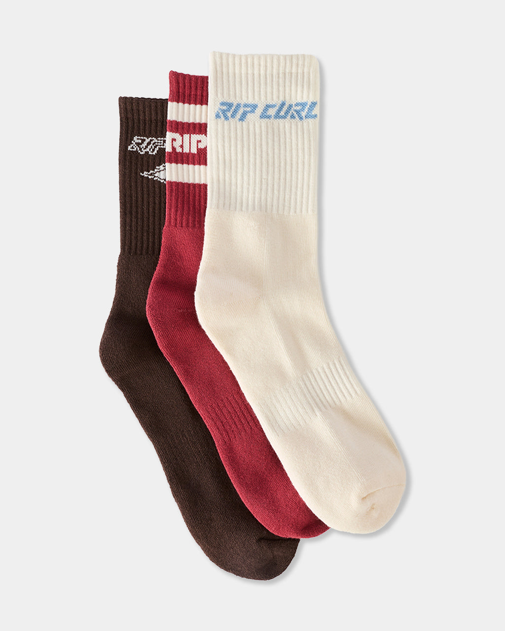 Womens Icons Of Surf 3 Pack Crew Socks