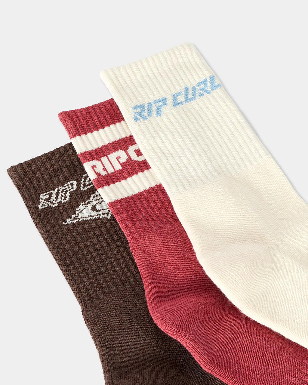 Womens Icons Of Surf 3 Pack Crew Socks
