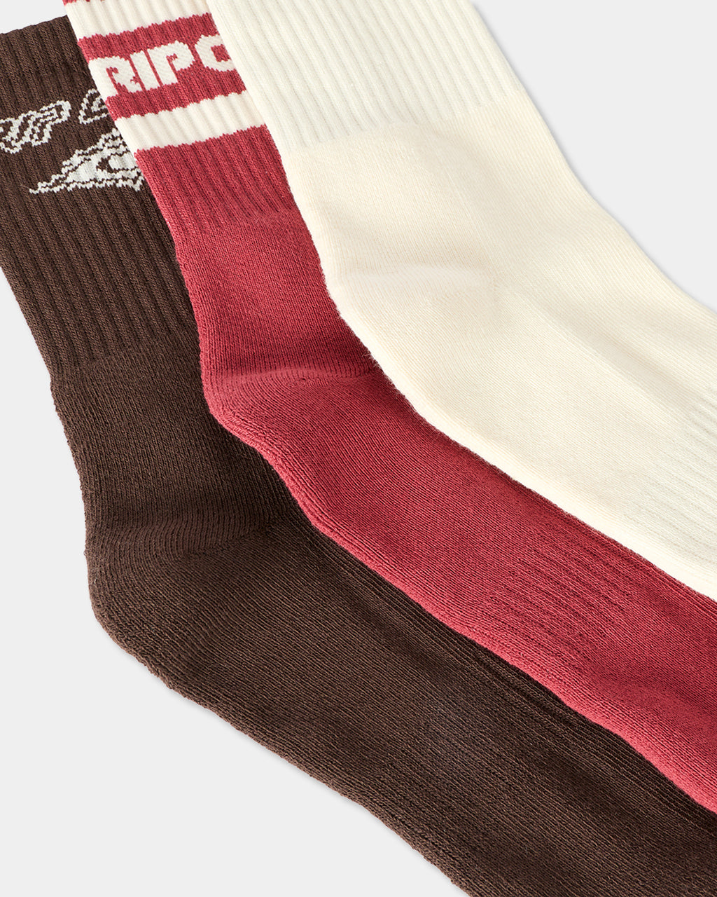 Womens Icons Of Surf 3 Pack Crew Socks