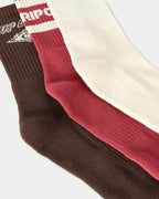 Womens Icons Of Surf 3 Pack Crew Socks