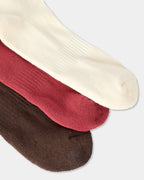 Womens Icons Of Surf 3 Pack Crew Socks