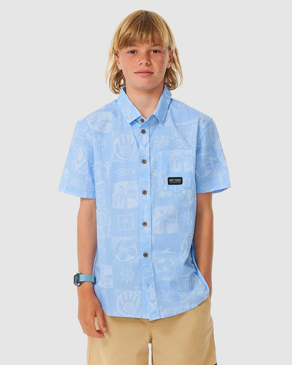 Boys 8-16 Pure Surf Short Sleeve Shirt
