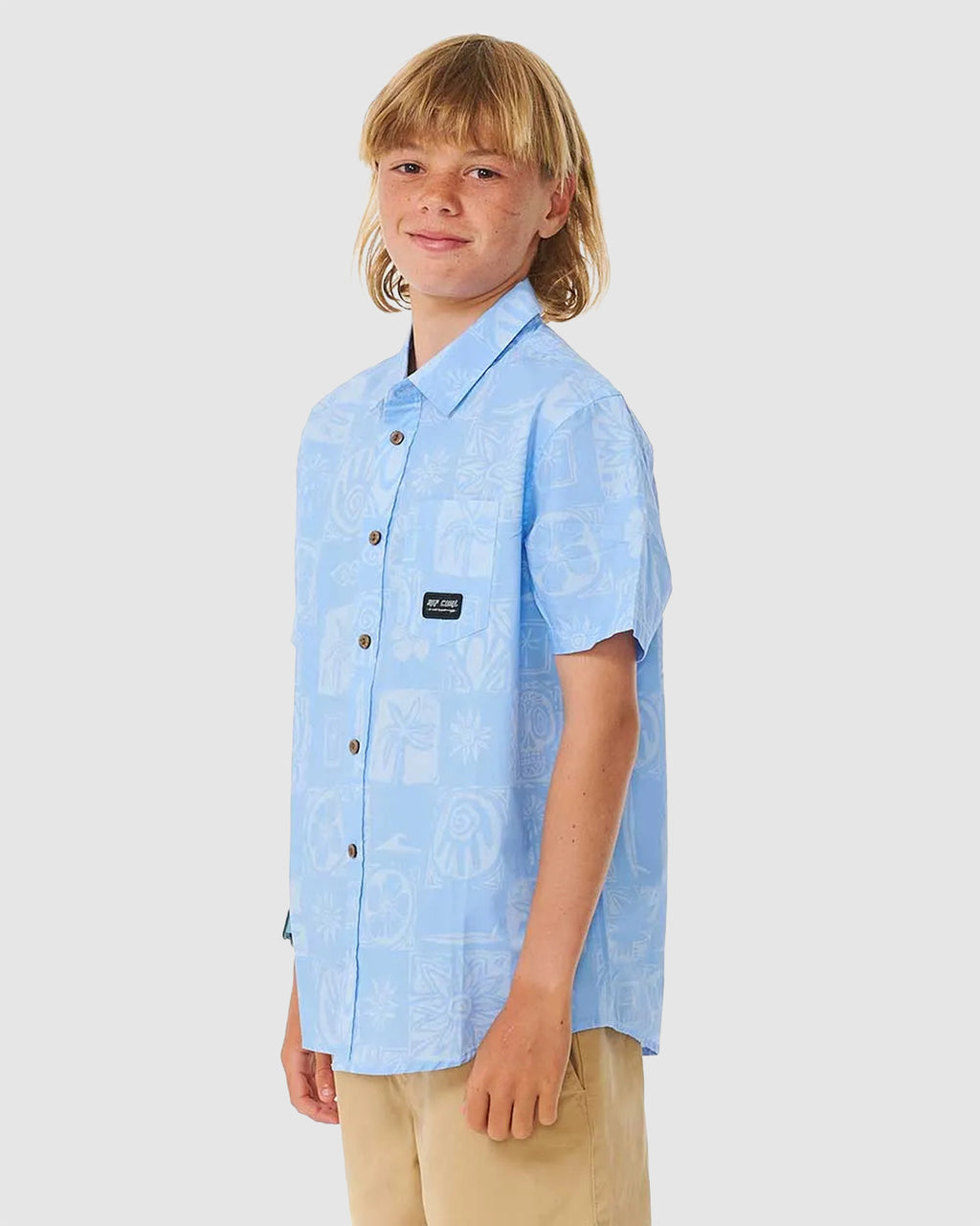 Boys 8-16 Pure Surf Short Sleeve Shirt