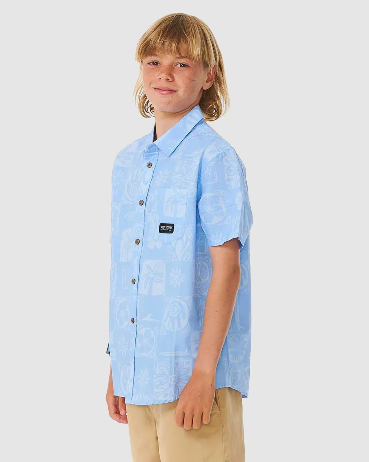 Boys 8-16 Pure Surf Short Sleeve Shirt