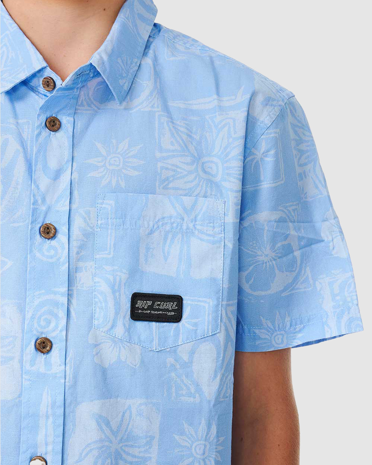 Boys 8-16 Pure Surf Short Sleeve Shirt