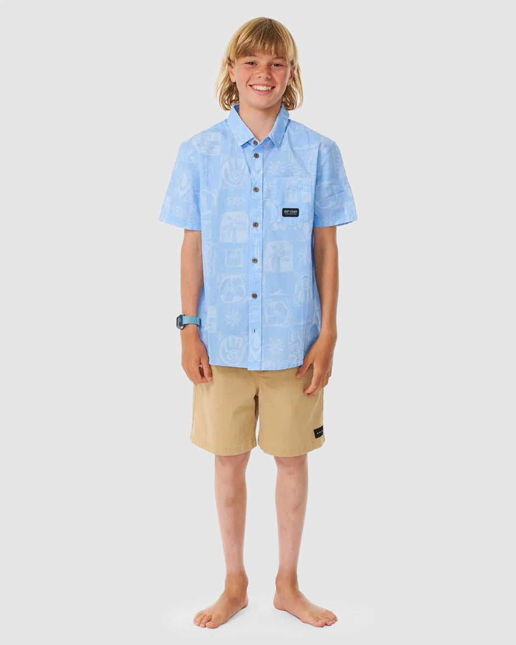 Boys 8-16 Pure Surf Short Sleeve Shirt