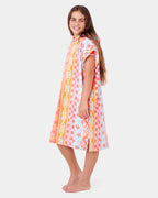 Girls 8-16 Mixed Cotton Hooded Towel