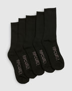MENS SCHOOL CREW SOCKS 5-PK