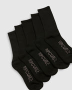 MENS SCHOOL CREW SOCKS 5-PK