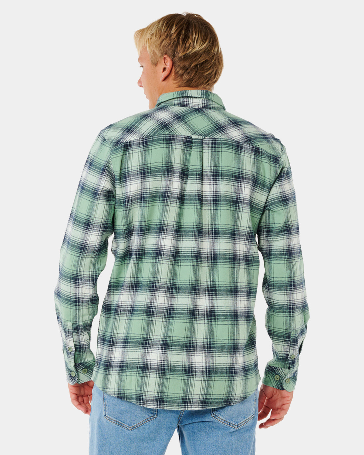 Mens Count Flannel Long Sleeve Shirt