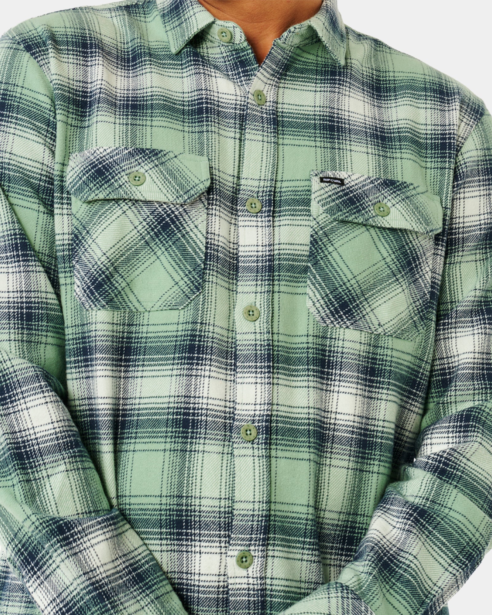 Mens Count Flannel Long Sleeve Shirt