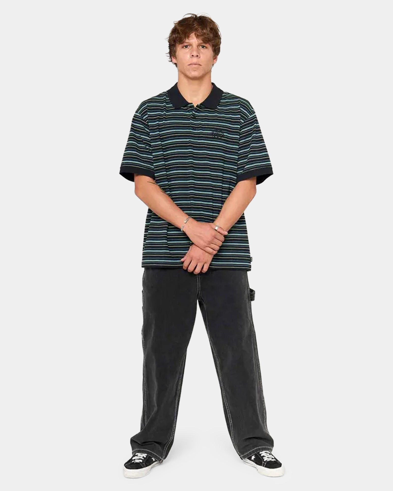 Mens Raw Burst Polo Shirt