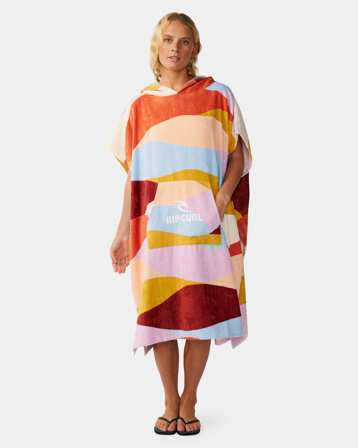 Womens Mixed Hooded Towel