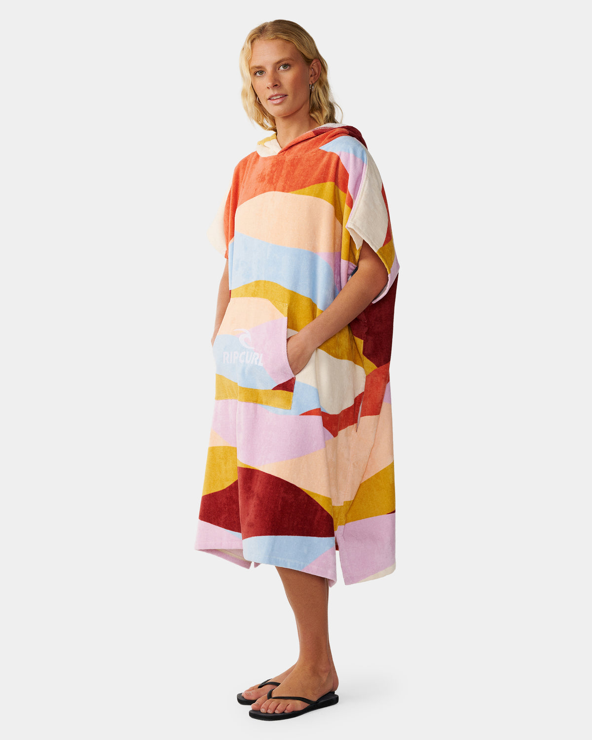Womens Mixed Hooded Towel