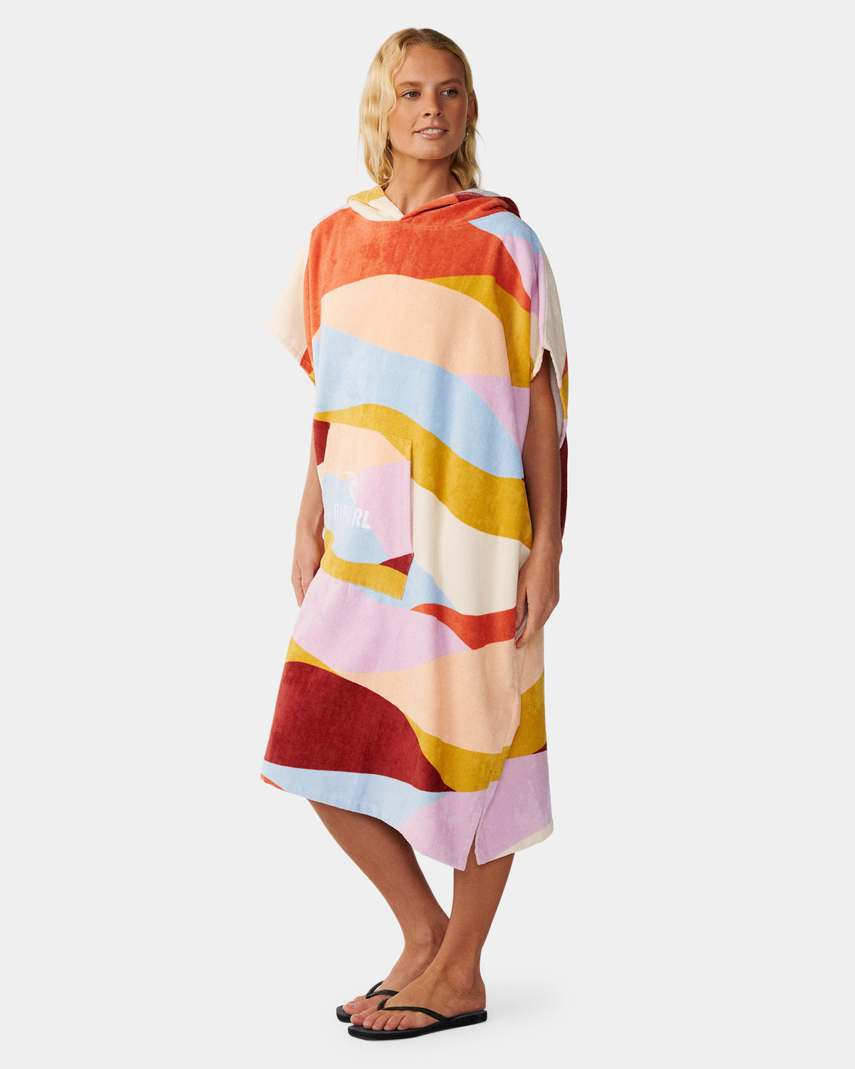 Womens Mixed Hooded Towel