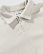 Mens Oskar Quarter Zip Reverse Fleece Jumper