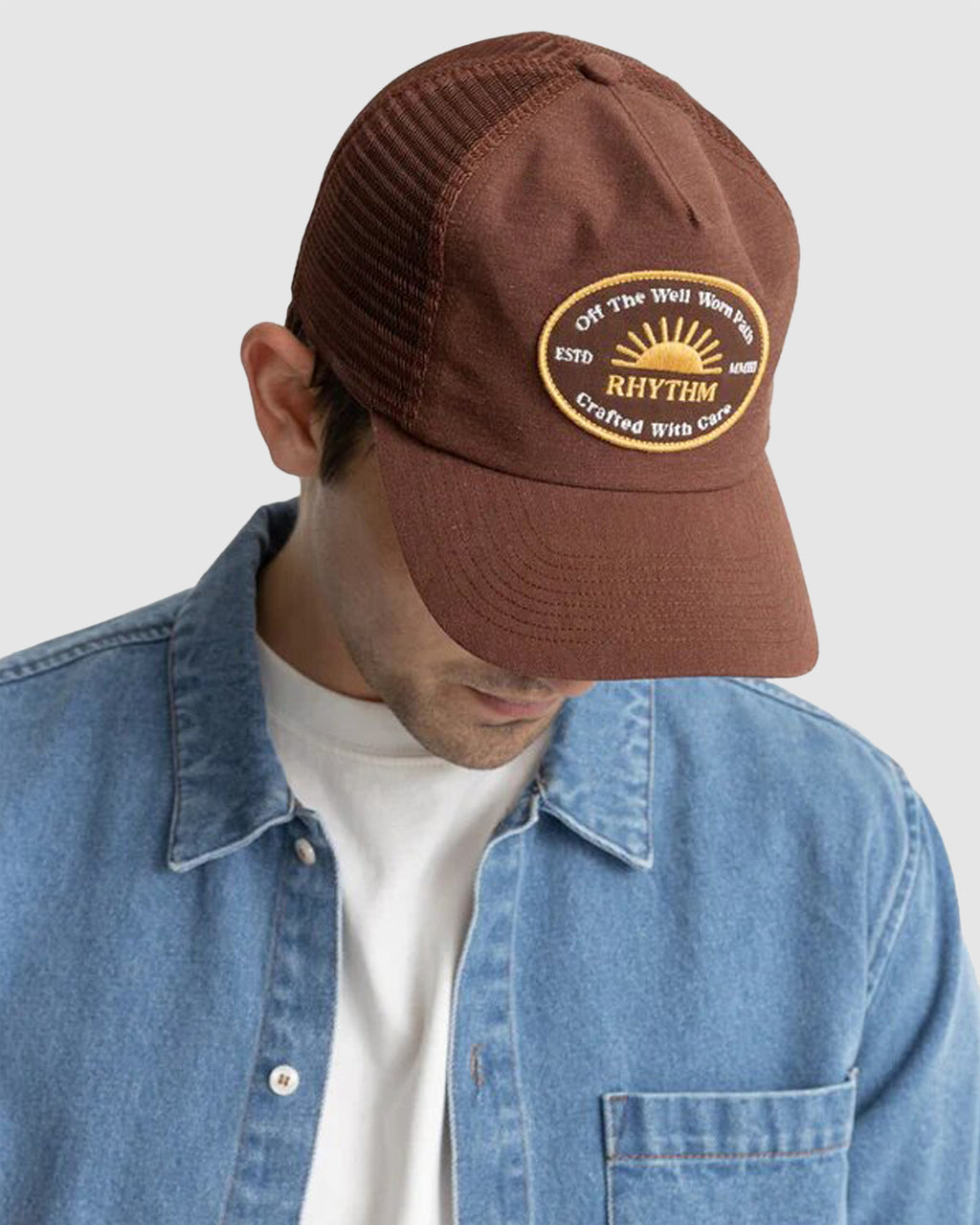 MENS WORN PATH TRUCKER CAP